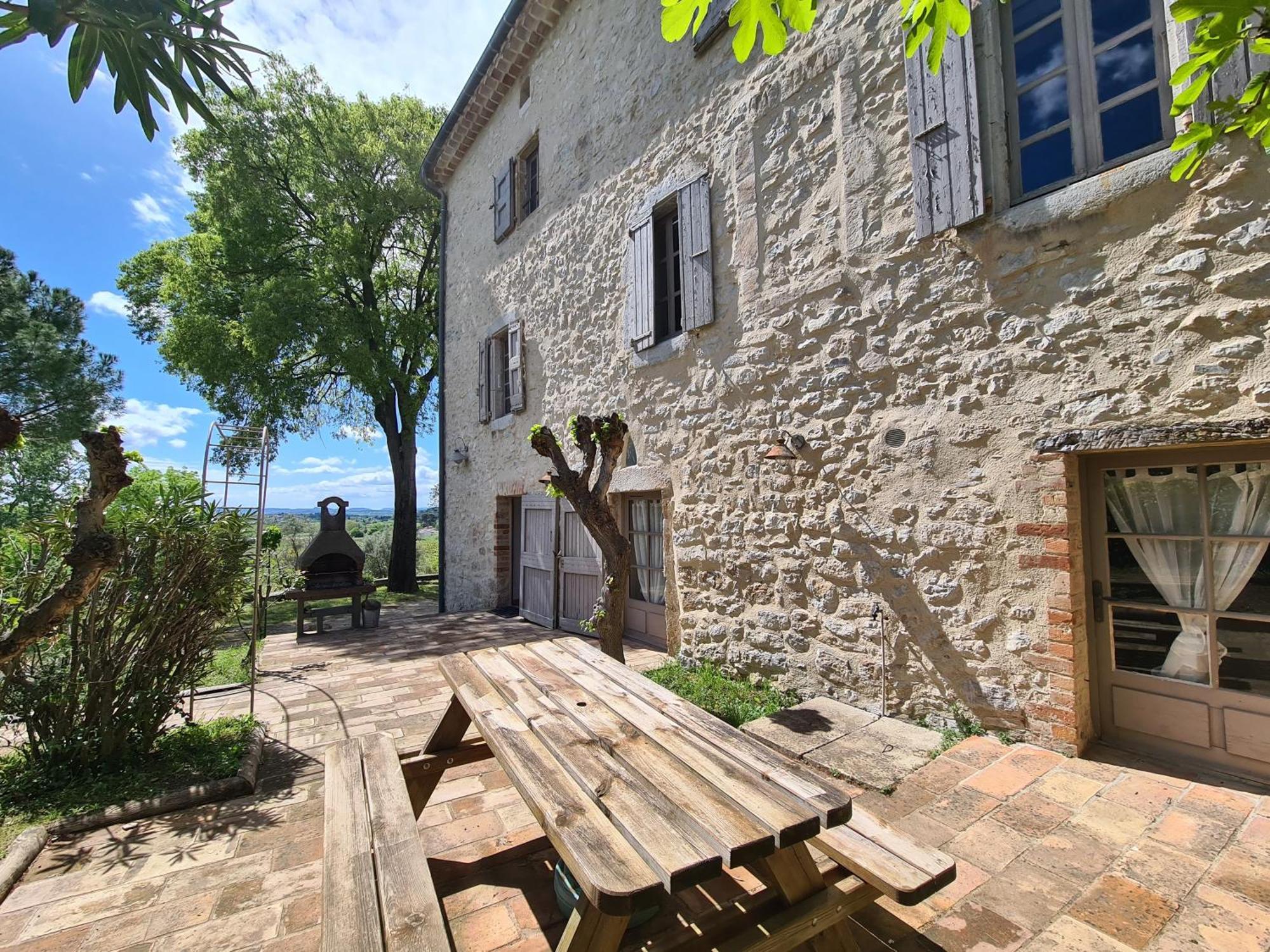 Bagard La Bastide De Peyremale, Gites En Cevennes, Piscine, Tennis מראה חיצוני תמונה