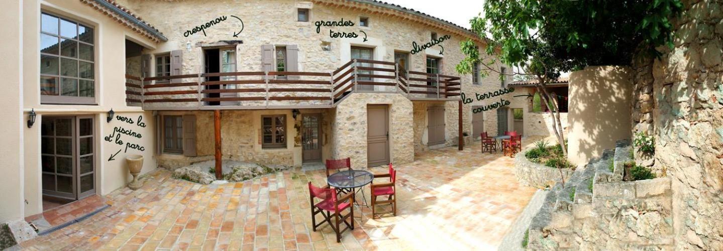 Bagard La Bastide De Peyremale, Gites En Cevennes, Piscine, Tennis מראה חיצוני תמונה