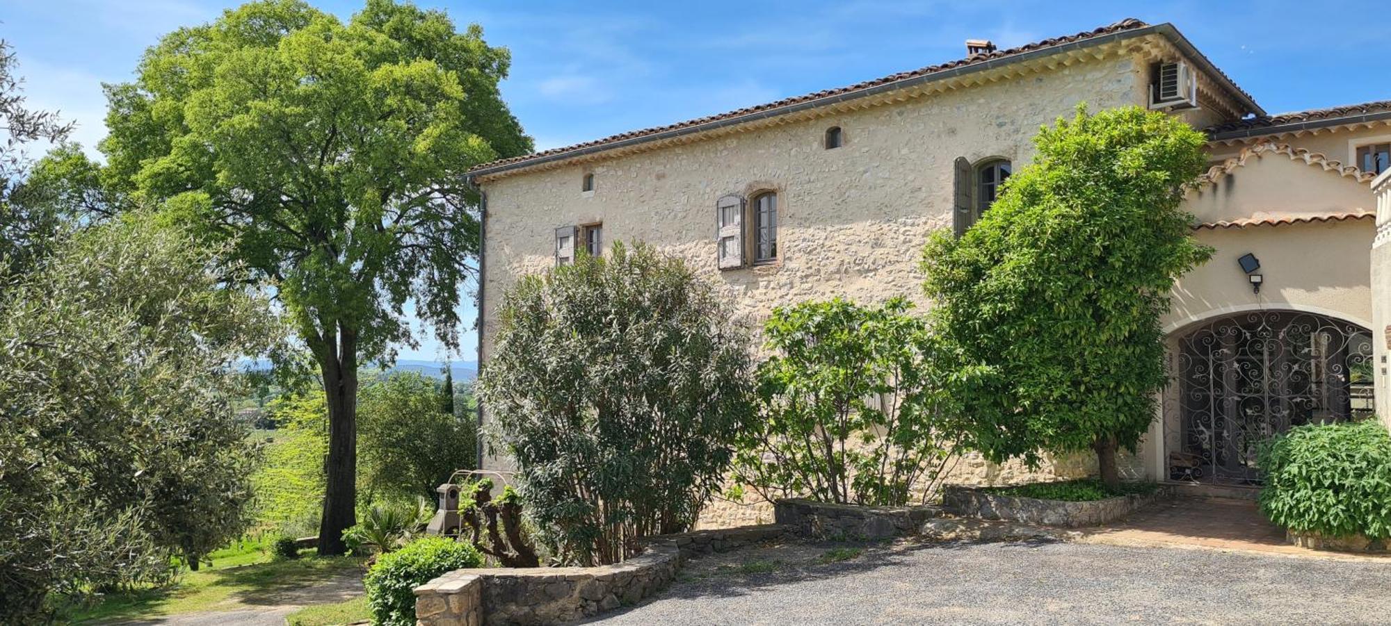 Bagard La Bastide De Peyremale, Gites En Cevennes, Piscine, Tennis מראה חיצוני תמונה